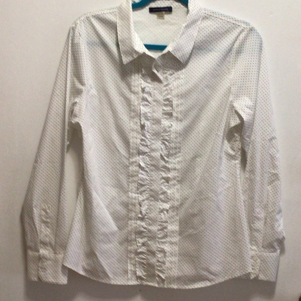 Tommy Hilfiger White Casual Button Down Shirt